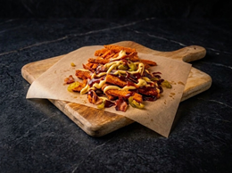 Loaded fries (bataty) z chorizo i jalapeno